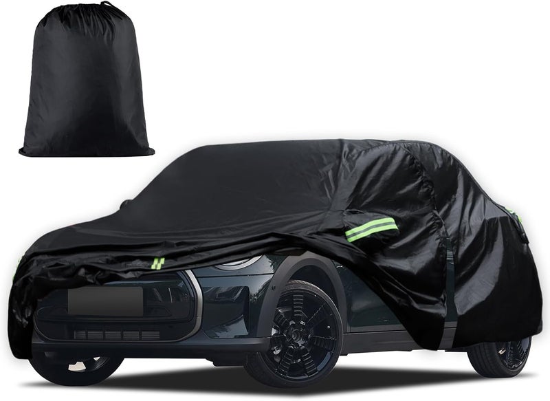 Migaven Car Cover Custom Fit for 2014-2025 Mini Cooper/Cooper S/Hardtop/Clubman/Countryman 4 Door, Waterproof All Weather Full Exterior Cover Rain Sun Protector with Door Zipper - Image 1
